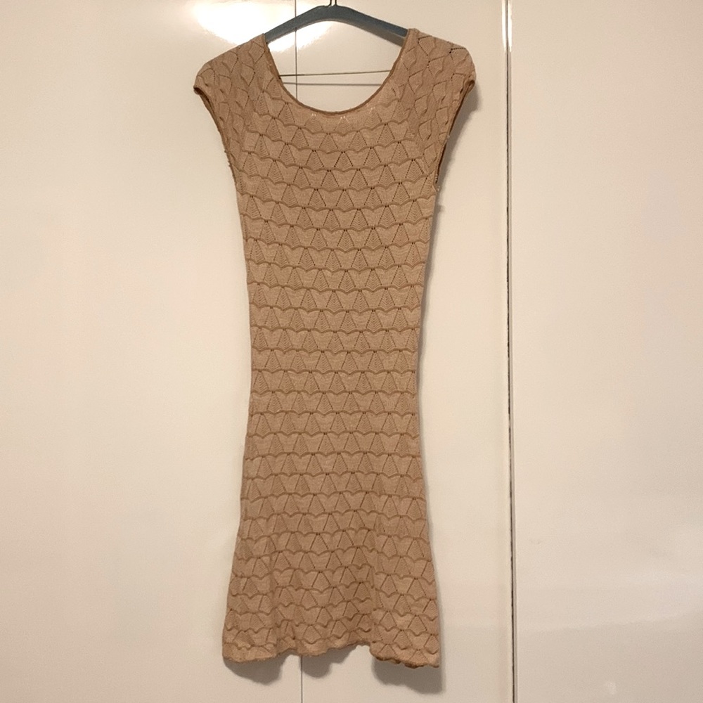 Free People cotton blend knit mission style dress xs